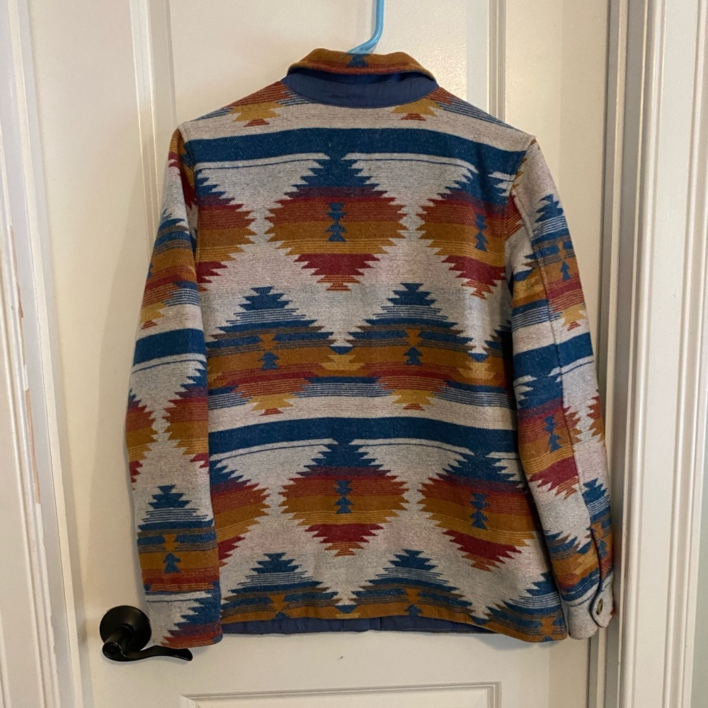 Idyllwind Multicolor Aztec Wool Blend Shacket/Jacket - Picture 6 of 8